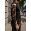 Baykuş ve Kız Kol Geçici Dövme Tattoo
