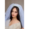 Beyaz Renk Bride Yazılı Duvak Detaylı Gelin Taç