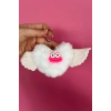 Beyaz Renk Canavar Figürlü Peluş Anahtarlık