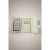 Beyaz Renk Deri Kadın Cüzdan/Kartlık