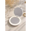 Beyaz  Renk Işıklı Makyaj Aynası/ Cep Ayna
