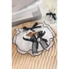 Beyaz Renk Kurdele Figürlü Tül Detaylı Ayarlanabilir  Kedi/ Köpek Tasması