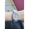 Beyaz Renk Silikon Kordonlu Kadın Saat