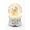 Beyaz Renk Unicorn Figürlü Işıklı Mini Küre
