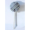 Beyaz Ve Gri Renk Lolipop Figürlü Lastik Toka Set