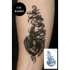 Çapa Figürlü Sonradan Kararan Yarı Kalıcı Geçici Dövme Tattoo