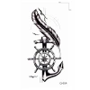 Çapa Pusula Geçici Dövme Tattoo