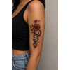 Çiçek Dövme Geçici Dövme Tattoo