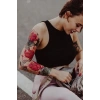Çiçek Dövme Geçici Kol Tattoo