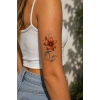 Çiçek Dövme Geçici Tattoo