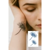 Çiçek Figürlü 12 Saat Sonra Kararan Geçici Dövme Tattoo