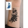Çiçek Figürlü 12 Saat Sonra Kararan Geçici Dövme Tattoo