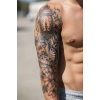 Çiçek Figürlü 12 Saat Sonra Kararan Geçici Kol Dövme Tattoo