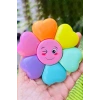 Çiçek Figürlü 6lı Fosforlu Kalem Set