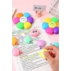 Çiçek Figürlü 6lı Fosforlu Kalem Set