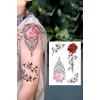 Çiçek Figürlü Geçici Dövme Tattoo
