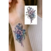Çiçek Figürlü Mini Dövme Tattoo