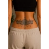 Çiçek Figürlü Sonradan Kararan Yarı Kalıcı Geçici Dövme Tattoo