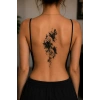 Çiçek Geçici Dövme Tattoo