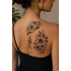 Çiçek Geçici Dövme Tattoo