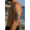 Çiçek Sonradan Kararan Yarı Kalıcı Geçici Dövme Tattoo