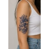 Çiçek Sonradan Kararan Yarı Kalıcı Geçici Dövme Tattoo