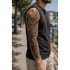 Çiçek Ve Kartal Dövme Geçici Tattoo