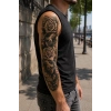 Çiçek Ve Saat Geçici Dövme Tattoo