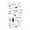 Çoklu Figürlü Mini Geçici Dövme Tattoo
