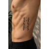 Dağ Sonradan Kararan Yarı Kalıcı Geçici Dövme Tattoo