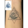 Dalga Figürlü 12 Saat Sonra Kararan Geçici Dövme Tattoo