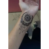 Düş Kapanı Mandala Mini Geçici Dövme Tattoo