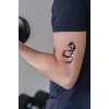Ejderha Figürlü 12 Saat Sonra Kararan Geçici Dövme Tattoo