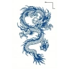 Ejderha Figürlü 12 Saat Sonra Kararan Geçici Dövme Tattoo
