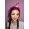Fuşya Renk Canavar Figürlü Çocuk Taç