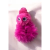 Fuşya Renk Canavar Figürlü Peluş Simit Toka