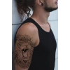 Geçici Aslan Dövme Tattoo