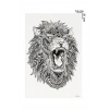 Geçici Aslan Dövme Tattoo