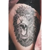 Geçici Aslan Dövme Tattoo