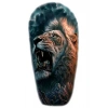 Geçici Aslan Figürlü Dövme Tattoo