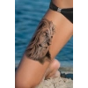 Geçici Aslan Figürlü Dövme Tattoo