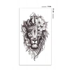 Geçici Aslan Figürlü Mini Dövme Tattoo