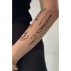 Geçici Atatürk İmza Dövme Tattoo
