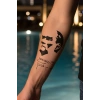 Geçici Atatürk İmza Dövme Tattoo