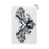 Geçici Baykuş Dövme Tattoo