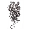 Geçici Çiçek Figürlü Dövme Tattoo