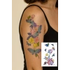 Geçici Çiçek Figürlü Dövme Tattoo