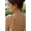 Geçici Çiçek Figürlü Mini Dövme Tattoo