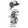 Geçici Dümen Ve Saat Figürlü Dövme Tattoo