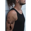 Geçici Geyik Dövme Tattoo